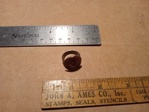 Anillo de monedas de diez centavos Roosevelt de plata 1954 vintage talla 5 - Imagen 1 de 14