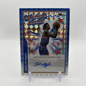 2024-25 Topps Finest | GEOMETRIC COLOSSAL SHOTS AUTO #BSA-JB | JALEN BRIDGES - Picture 1 of 2