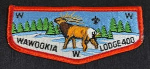 MERGED BOY SCOUT BSA WAWOOKIA OA 400 311 IDAHO AREA PATCH FLAP ELK - Picture 1 of 2
