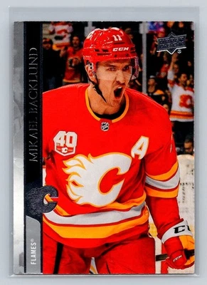 2020-21 Upper Deck #26 Mikael Backlund Calgary Flames - Image 1 of 2