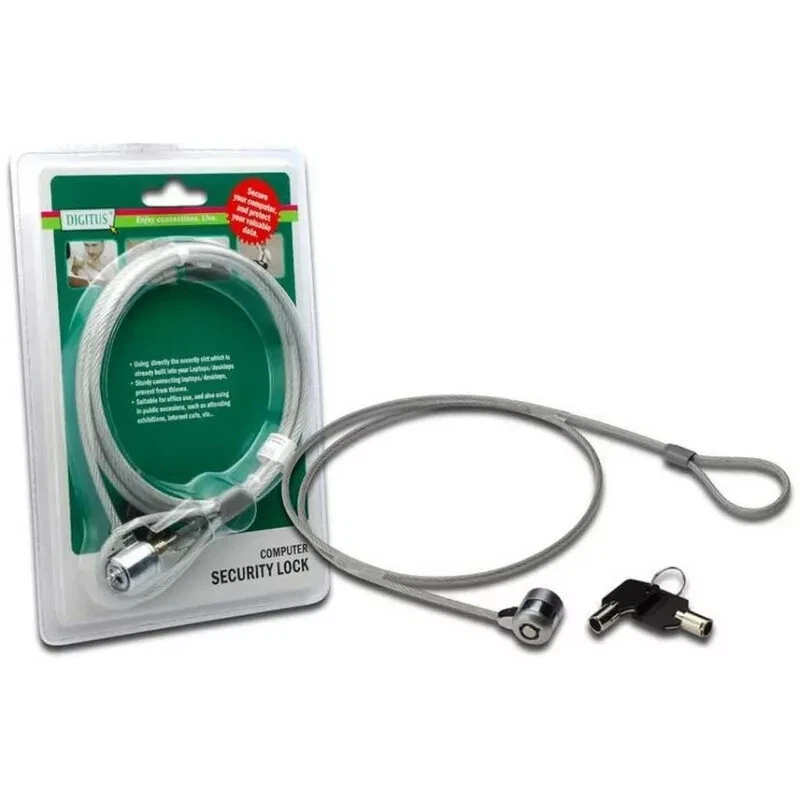 Cavo di Sicurezza Antifurto Portatile Notebook Laptop con chiave 1,5 Mt Acciaio - Immagine 1 di 1