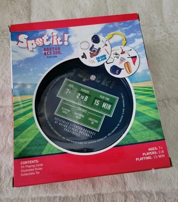 Spot It! Boston Red Sox  Edition Cards Fun Party Players:2-8 Spot The Match  - Image 1 of 4