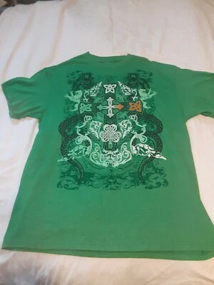 Camiseta vintage nudo celta y cruces adulto grande Foto 1 de 4