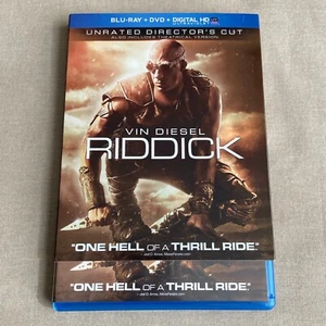 Riddick 3 (Blu-Ray DVD Director Cut 2013 + Slipcover) Sci-Fi Thriller Vin Diesel - Picture 1 of 11