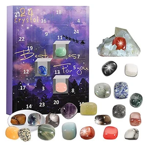Weihnachts-Adventskalender 2024, Edelstein, Stein, Minera natürlicher Kristall - Bild 1 von 8