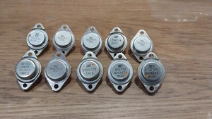 10 x 2N6274 Motorola / STC NPN Power Transistors HFE 30-120 @ 20A - Picture 1 of 2