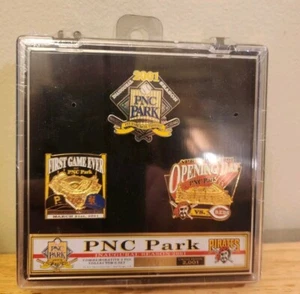 Pittsburgh Pirates PNC Park 2001 Inaugural Season Pin Set #569/2001, NEW Sealed - Picture 1 of 4