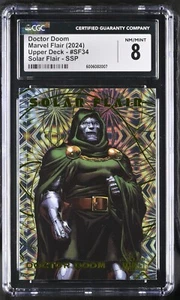 2024 Marvel Flair Doctor Doom Solar Flair SSP #SF34 CGC 8 NM/MINT - Bild 1 von 2