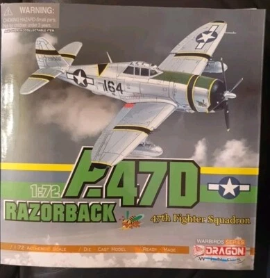 Dragon Wings Warbirds P-47D Razorback 47th Fighter Squadron item:50116 1:72 - Image 1 of 4