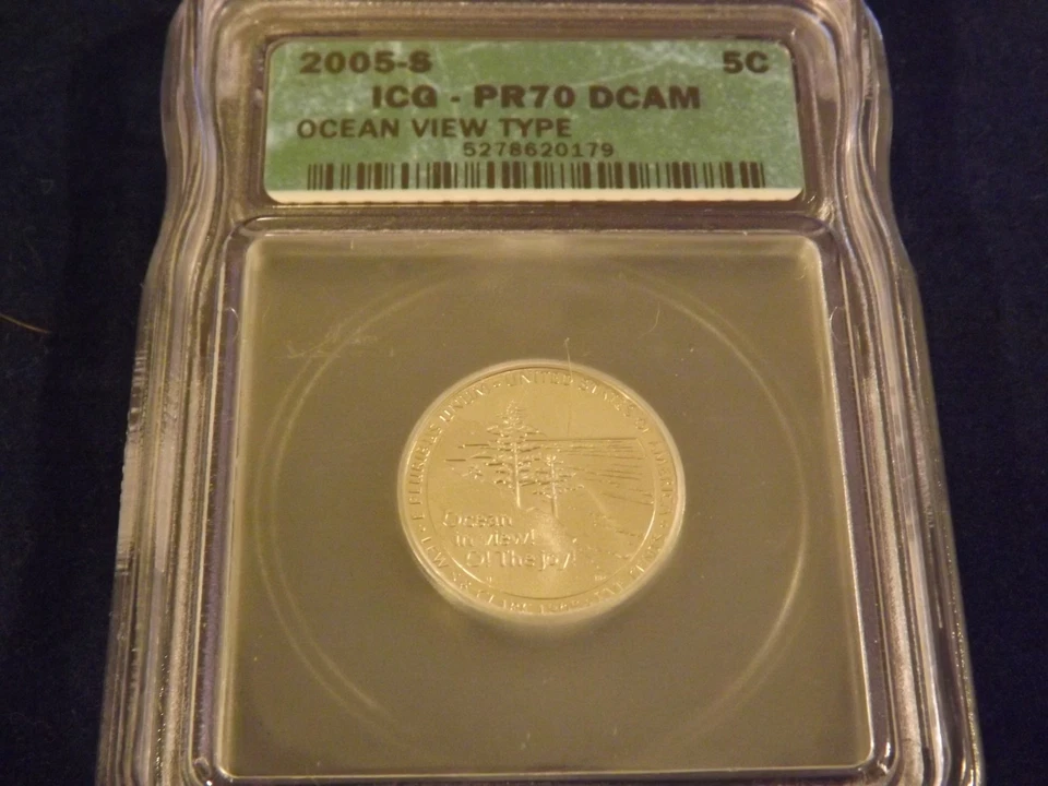 2005-S   Nickel  Ocean View        ICG  PR 70 DCAM - Image 1 of 2