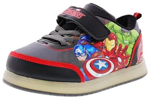 FAVORITE CHARACTERS BOYS AVENGERS MOTION 0AVF371 LIGHTED ATHLETIC SNEAKER - Picture 1 of 5