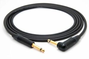 MOGAMI 2524 GUITAR CABLE  SINGLE ANGLED GOLD SERIES 25', 25 Ft.