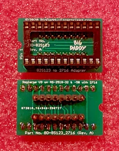 Big Daddy  82S123 PROM (U3) to 2716 EPROM for Bally -32 & -50 Sound boards - Picture 1 of 1