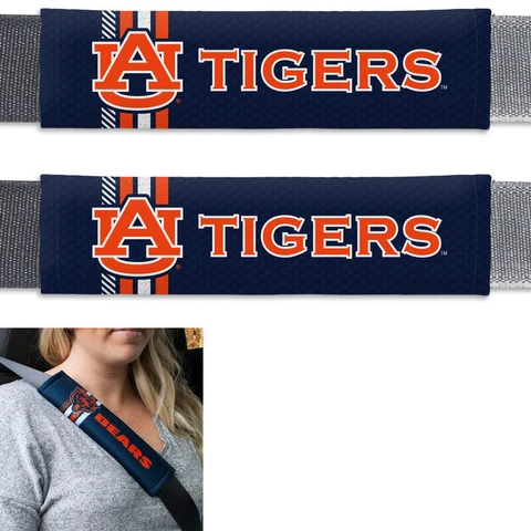 New NCAA Auburn Tigers Rally Car Truck Suv Van Rally Seat Belt Pads Covers Set Cover