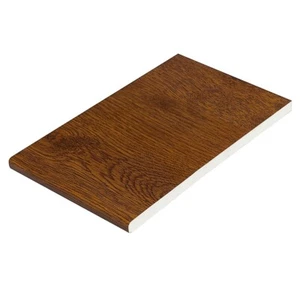 GOLDEN OAK UPVC Roofline Soffit Hollow Cladding Board VENTED SOFFIT BOARD - Picture 1 of 35