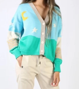 Aldo Martins Aldomartins Beans Moon Cardigan Sweater Spain Size 10 - Picture 1 of 9