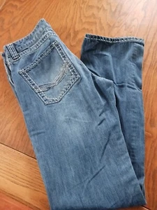 Wrangler Rock 47 Denim Damen Jeans Boot Cut dicke Nähte 34×36 - Bild 1 von 12