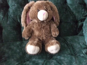 10" seated Build A Bear brown & beige bunny/rabbit - Picture 1 of 6
