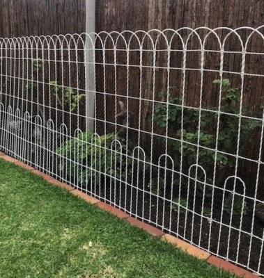 Cerca de jarda em rolo 3' x 25' galvanizada laço duplo topo tecido fio de metal - Imagem 1 de 4