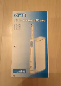 Bedienungsanleitung elekt Zahnbürste Oral B Professional Care Gebrauchsanleitung - Bild 1 von 3