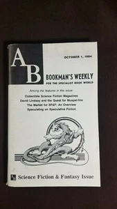 AB Bookman's Weekly October 1st 1984 Science Fiction & Fantasy Issue - Picture 1 of 7