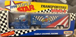 Nascar 1/87 Family Channel Team Matchbox 1994 Super Star Transporters II Diecast - Bild 1 von 2