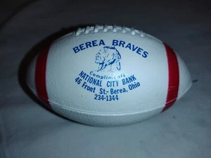 1950's Berea Braves Mini Football Ohio City Bank Promotion Item - Picture 1 of 4