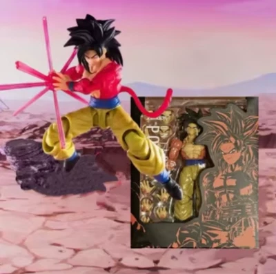 SHF Dragon Ball GT Super Saiyan 4 Son Goku New 3.0 Articulated Joints Moveable P - Image 1 of 4