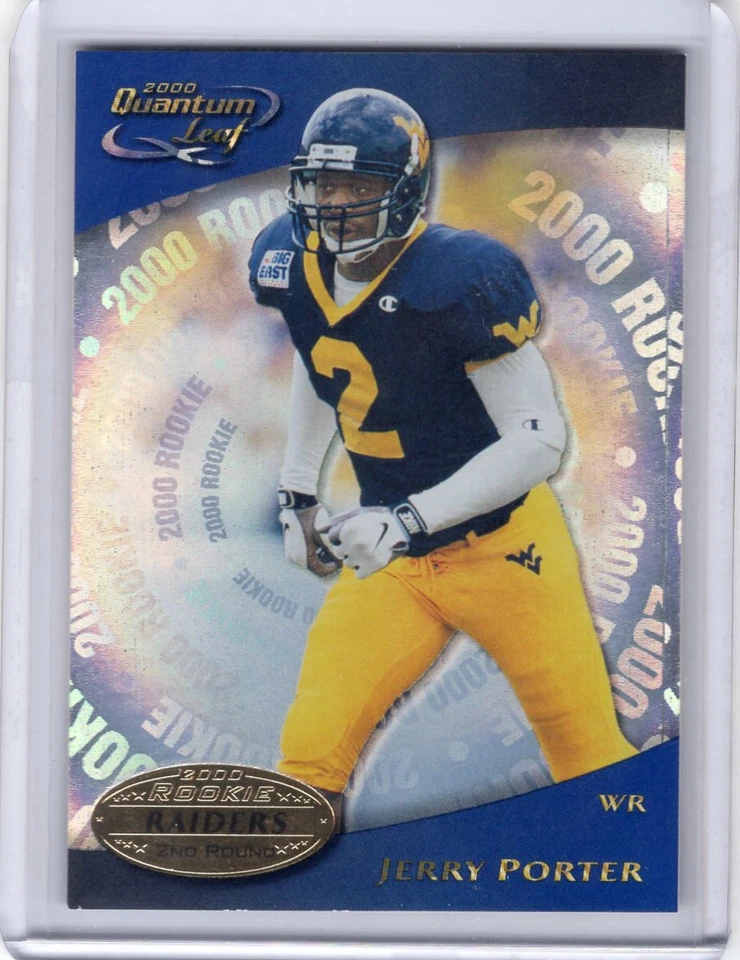 JERRY PORTER 2000 Quantum Leaf SHORTPRINTED ROOKIE CARD #334 - RAIDERS - Image 1 of 1