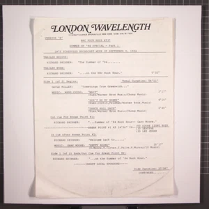 London Wavelength BBC Rock Hour #537 2 LP Summer of '84 9/9/84 Gary Moore W/Cue - Imagen 1 de 5