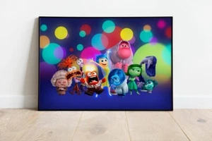 Characters of Emotions Poster Graphic Photo Print Home Decor Poster No Frame - Picture 1 of 8