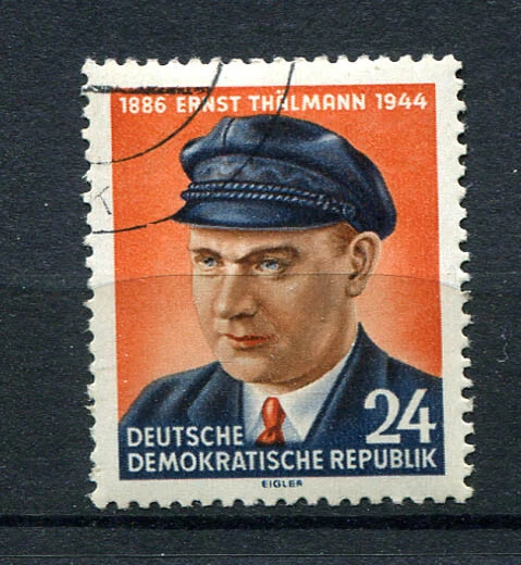 Germany - DDR : Ernst Thalmann stamp from 1954 - used - Image 1 of 1
