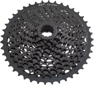 H10 10-Speed Cassette - microSHIFT H10 Cassette - 10 Speed, 11-42t, Black - - Picture 1 of 2