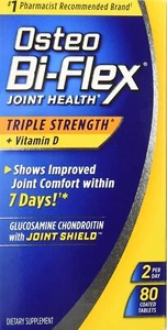 Osteo Bi-Flex Joint Health Triple Strength + Vitamin D Coated Tablets 80 Count - Picture 1 of 7