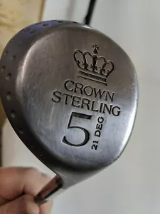 Slazenger "Crown Sterling" 21 Degree #5 Wood - RH Steel Shaft, Masterflex Stiff - Picture 1 of 12