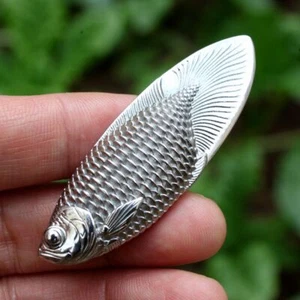 Metal Art Fish Knife Paper Cutter Fishtail Unsharped Blade EDC Tool Deco Gift - Picture 1 of 19