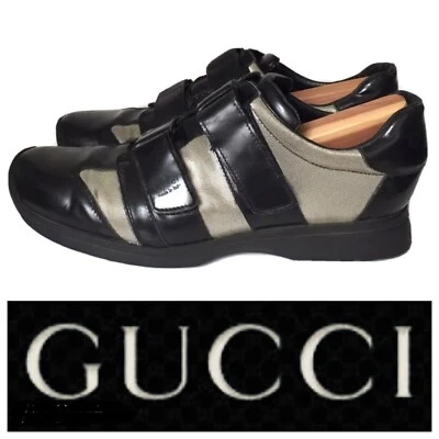 Zapatillas Gucci Para Hombre 11 Diseño Tom Ford Era ☼ Negro/Plateado De Colección #��6056 Foto 1 de 4