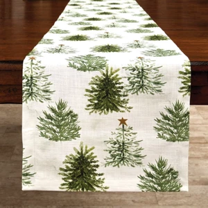Park Designs Rustic Christmas Tree 15 x 72" Table Runner ~~ Holiday Must-Have - Picture 1 of 1
