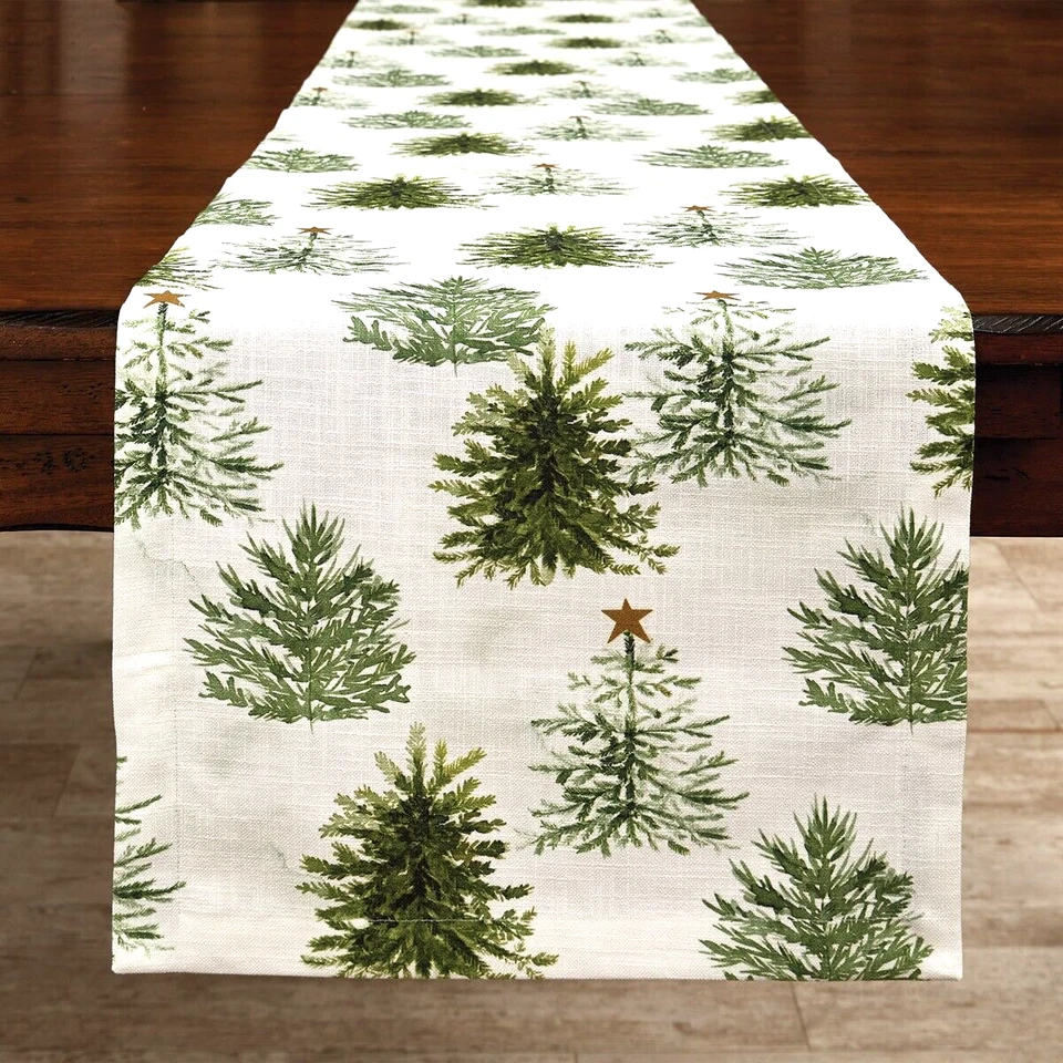 Park Designs  Rustic Christmas Tree  15 x 72" Table Runner ~~ Holiday Must-Have - Image 1 of 1