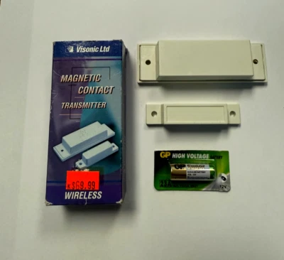 WT-301 Visonic Wireless Magnetic Contact Transmitter 315Mhz - Image 1 of 2