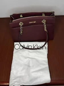 Calvin Klein Satchel/Crossbody bag Brown Adjustable Strap - Picture 1 of 7