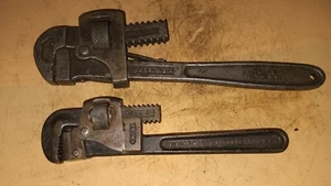 Vintage Adjustable Pipe Wrenches 10", 8" Trimo,G.T.D. - Bild 1 von 6