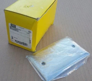 Menge 10 Hubbell S13 Gang Blank SS Wandplatten - NEU - Bild 1 von 2