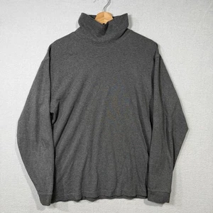 Camisa LL Bean Para Hombres Grande Gris Cuello Alto Manga Larga Mezcla de Algodón Prenda para el torso Informal - Imagen 1 de 6