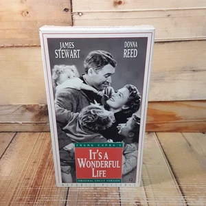 It's A Wonderful Life VHS Used James Stewart Donna Reed 1946 Republic - Picture 1 of 4