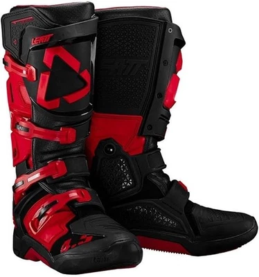 NUEVAS Botas Leatt 4.5 Motocross MX Off-Road Dirt Bike Rojo/Negro Talla 8 Foto 1 de 2