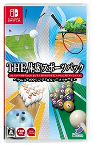 Nintendo Switch THE experience! Sports Pack Tennis Bowling Golf Billiards F/S - Picture 1 of 6