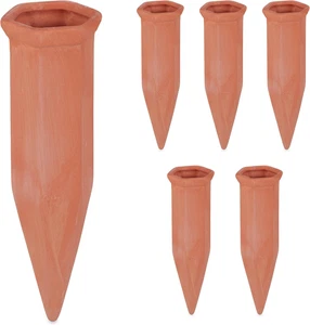 Set Irrigazione a Goccia, Kit Da 6 Coni per Piante, Innaffiatori per Bottiglie D - Foto 1 di 12