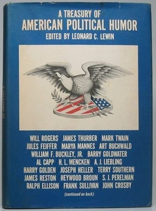 Leonard C LEWIN / A Treasury of American Political Humor Signed 1st Edition 1964 - Bild 1 von 1