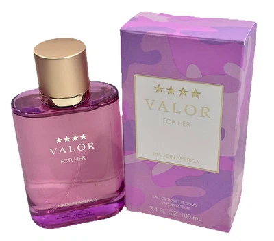 VALOR FOR HER eau de toilette 3.4 oz spray by DANA Fragrances New In Box - Image 1 of 3
